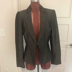 Classiques entier suit jacket grey hook closure